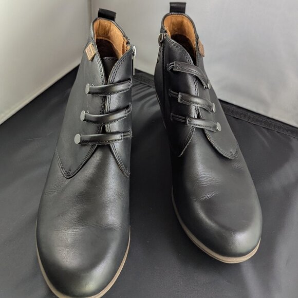 Pikolinos Black Leather Ankle Booties – Size 41 (10 US) - Picture 2 of 8